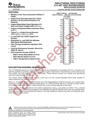 74LVT162244ADLRG4 datasheet  